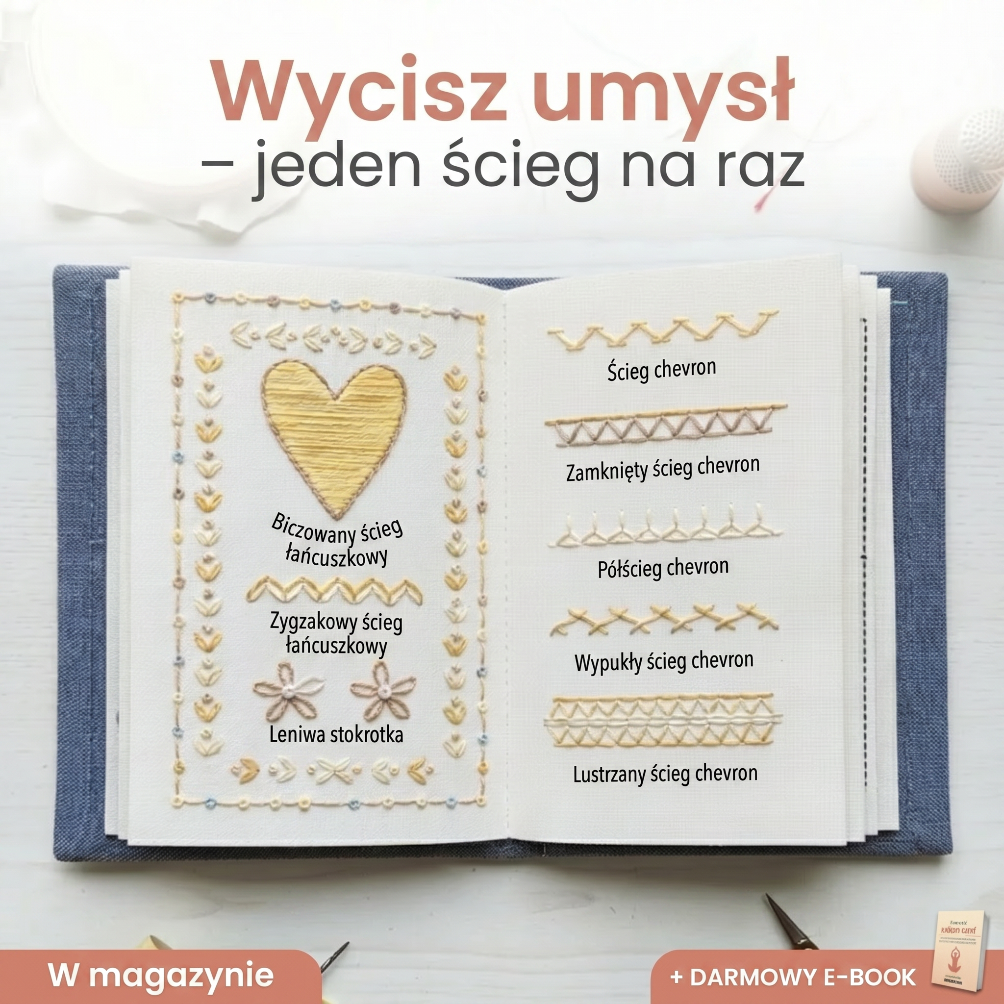 Książka do Haftu™ – Kompletny Zestaw do Haftowania dla Początkujących